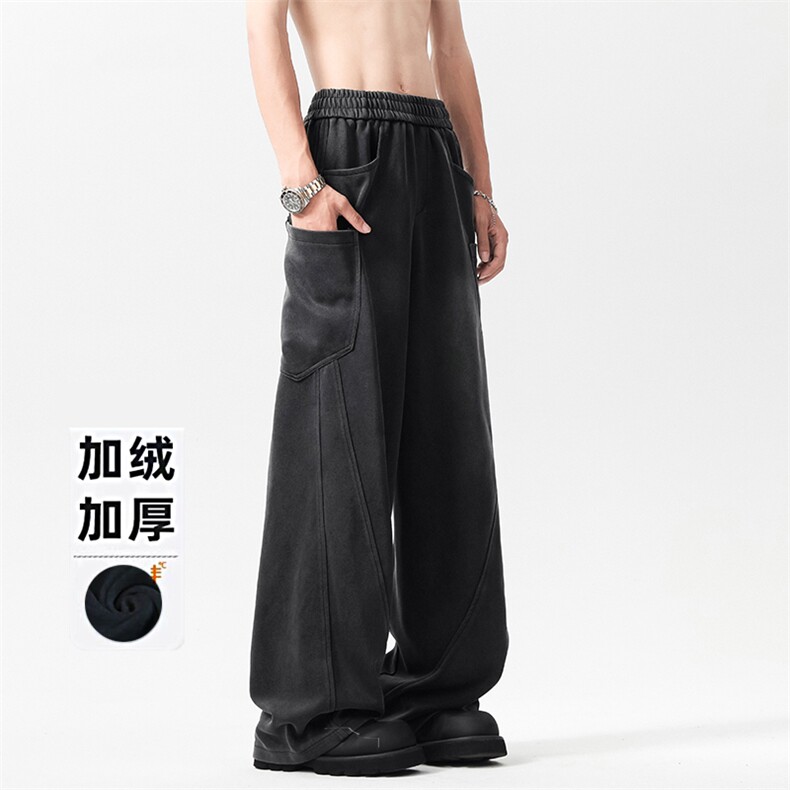 B258-K9903JR-P75控98抖音品质弯刀裤65%棉35%聚酯纤维,男装休闲裤,电商B258
