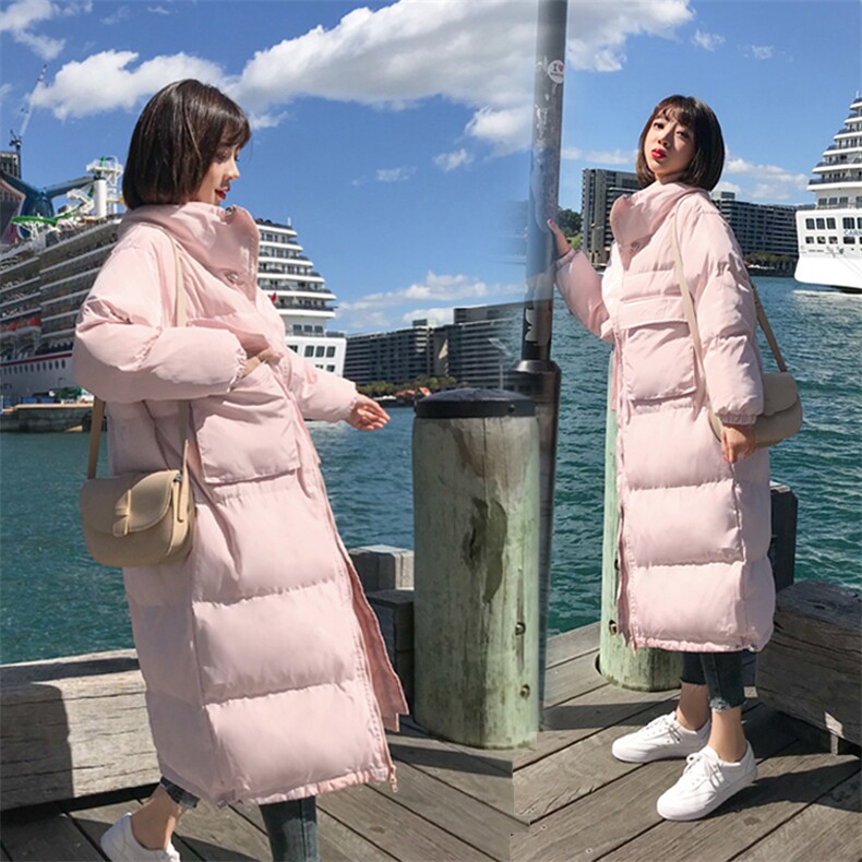 浙宝087钱塘1712A柒柒家长款4色立领棉服M41,女装棉衣/棉服,柒柒家