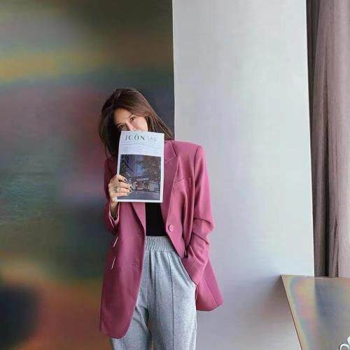 秋款西装外套三个颜色ML，女装西装，欧诗尚