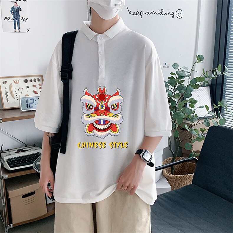 PL57185-P35翻领短袖polo衫男大码胖子半袖t恤男有领保罗衫模特,男装Polo衫,电商A040