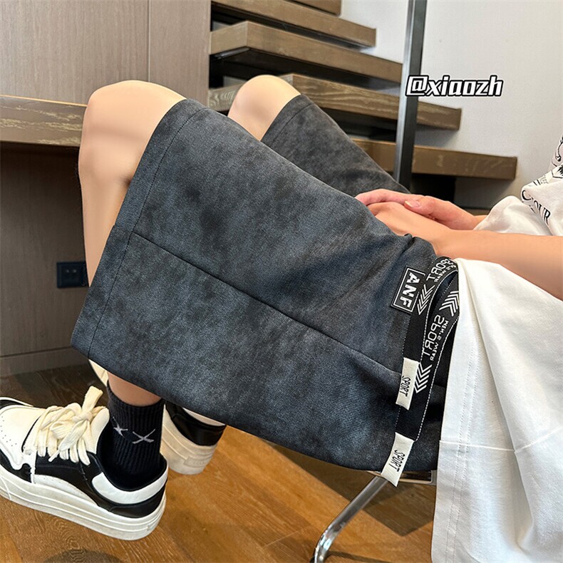 XZ616夏季薄款扎染脏脏裤休闲裤设计感短裤TY2519特P30控58,男装休闲裤,星座512A（原616）