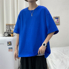 260克新款多色男士情侣款款松潮流半袖青少年圆领短袖JC022P17，男装T恤，星座1905A（原电商B343）