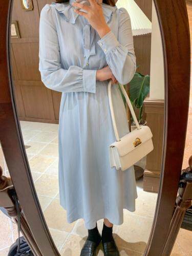 独屿2021春新款连衣裙，女装连衣裙，独屿