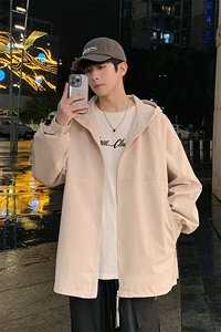 秋季新款二开宽松夹克男纯色冲锋衣外套DSA157B-JK7835-特P65图片