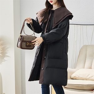 现货羽绒服女连帽新款短款小个子面包服时尚宽松休闲保暖轻暖外套图片