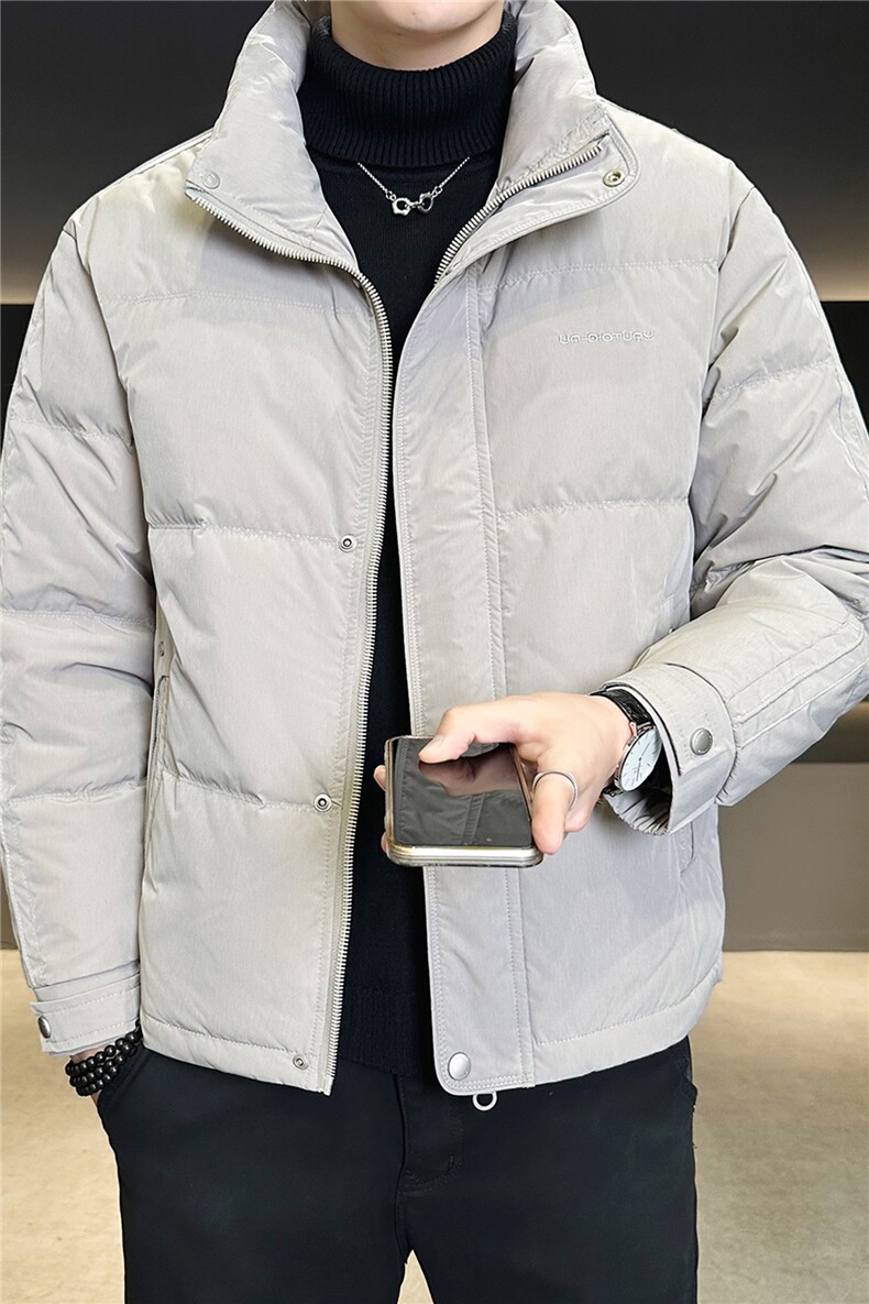 标50绒立领男士羽绒服冬季2025新款加厚外套A313-2632-P215,男装羽绒服,电商A313
