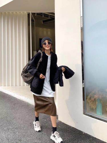 羊绒拼接羽绒，女装，香水之恋