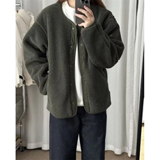 有货。。布写者摇粒绒外套男女JF001-P75，女装短外套，星座412-1
