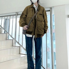 2025秋季潮牌立领运动夹克男女美式复古休闲宽松工装外套，男装夹克，星座1210-1