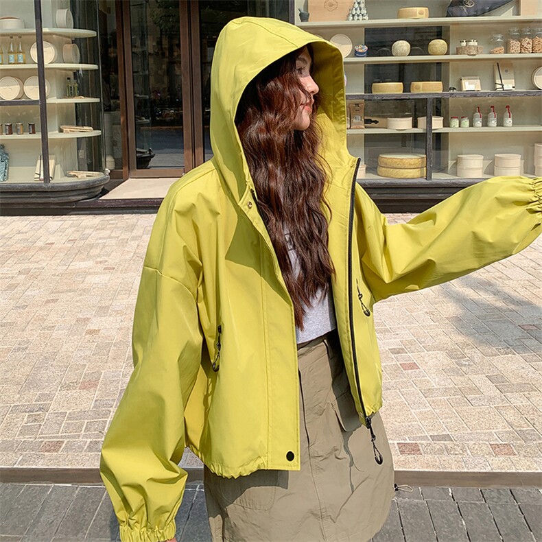 2C085-Q023P150  新款派克服冲锋衣外套 控 228 面料已下图片