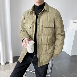 80%标白鸭绒冬装加厚保暖羽绒服日系宽松休闲外套YR8022-P205图片
