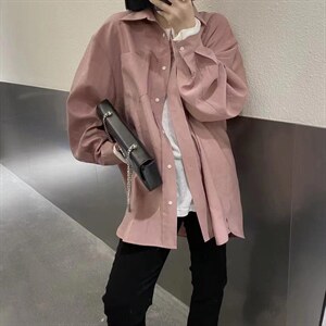 春季新款莫兰迪色系衬衣,其它,不凡