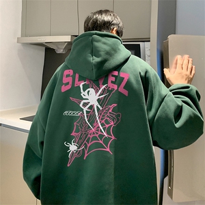 抖音得物供货 可提供视频 秋冬重磅美式宽松连帽卫衣DL1902图片