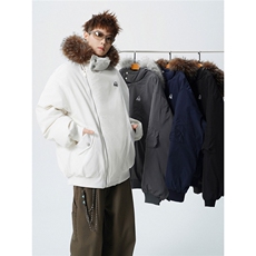 有90绒报告可拆卸毛领羽绒服派克服标90绒78197P268控428，男装羽绒服，星座227-7