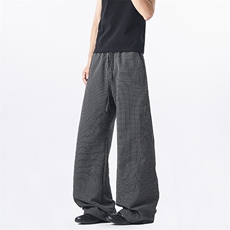 B258-K2929-特P39控79抖音品质弯刀格子裤10.5%人棉89.5%涤，男装休闲裤，电商B258