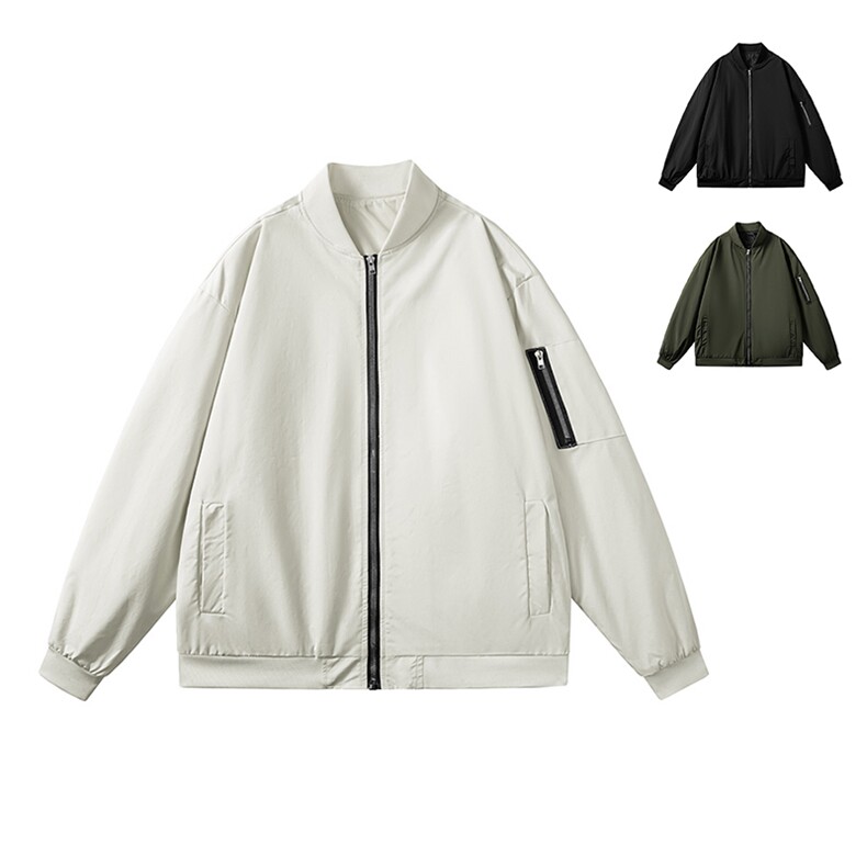 2025秋季新款达播直播品质休闲夹克飞行服防风衣外套W600-P30图片