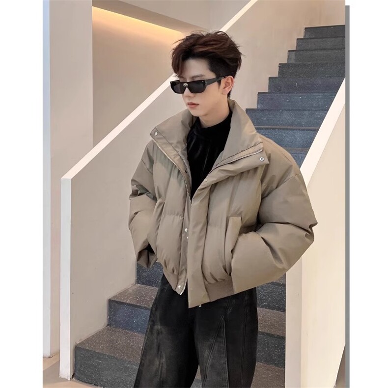 pu皮棉服男士冬季棉衣防寒面包服外套MY258P80直播,男装棉衣,星座1904A