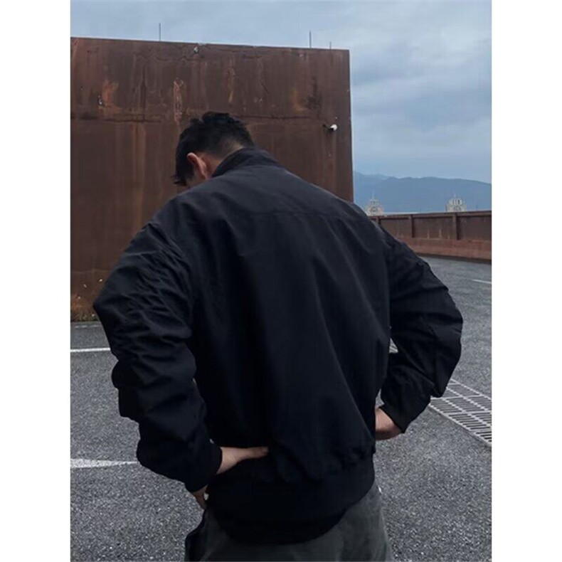 【有货】DY6629-P68美式教练夹克男工装飞行员棉服廓形短款外套,男装夹克,星座603-2