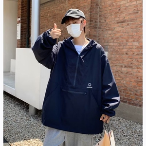 春季新款美式男外套冲锋衣夹克HW35P43图片