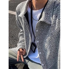 GENIOLAMODE美式肌理感休闲运动套装男士秋季新款宽松潮牌两件套，男装夹克，星座1116A（原606A-3）
