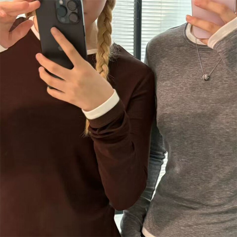 短袖t恤女2025新款夏季薄款宽松显瘦打底上衣小衫,女装T恤,淘淘羊羊绒