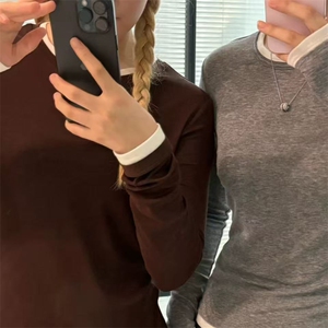 短袖t恤女2025新款夏季薄款宽松显瘦打底上衣小衫图片