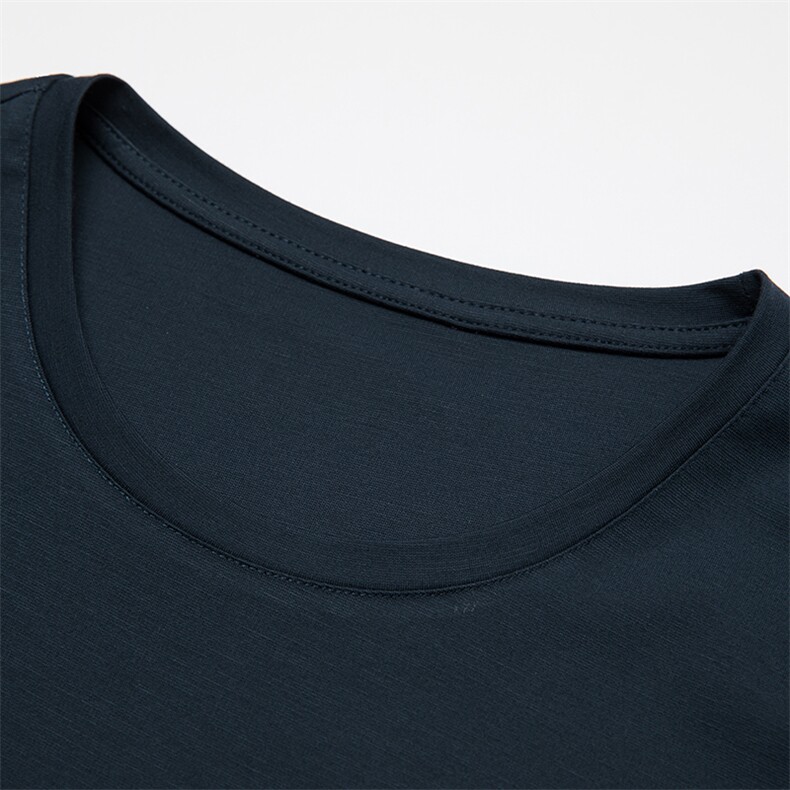 2022短袖t恤男士夏季新款冰丝半袖打底衫潮流透气圆领体恤衫P45,男装T恤,钱塘6003A(原)4033A
