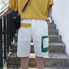 网红潮流休闲短裤男五分裤港风牛仔裤男D/，男装休闲裤，电商D202