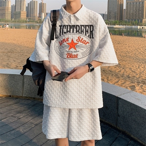 特P60 控108 夏装新款休闲短袖套装短裤POLO衫运套动装PTZ222图片