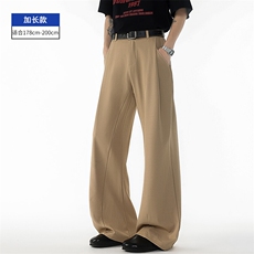 卡其色加长款