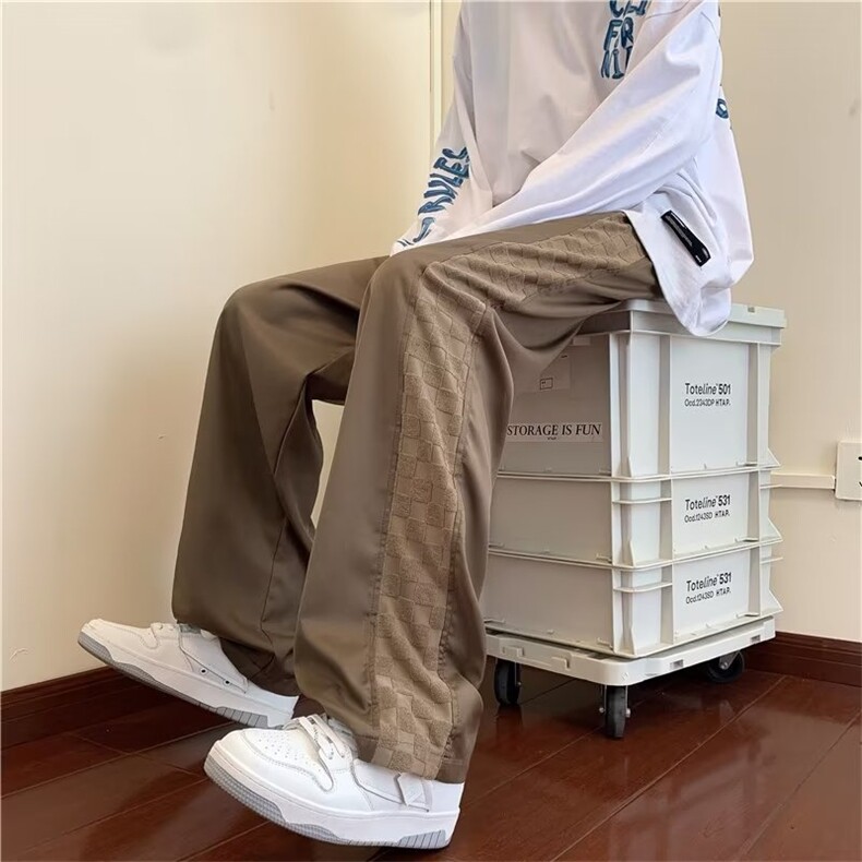 男秋季新款港风休闲裤B427P34图片