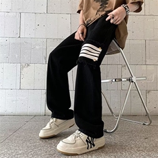 时尚潮流牛仔裤长裤春季文艺潮气质ins新款青春流行慵懒男简约，男装牛仔裤，星座716-4