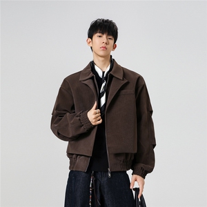 秋冬新款拼接结构皮衣夹克JK935-P95控158图片