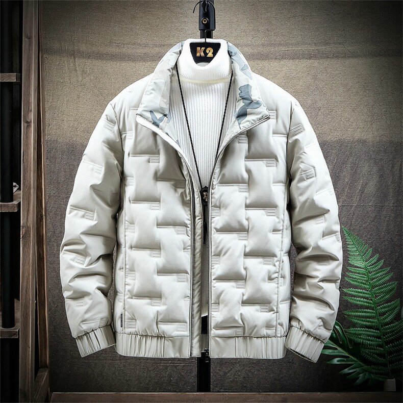 冬季新款羽绒服男立领羽绒外套潮牌DS570T，男装羽绒服，电商A102