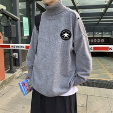 秋冬新款毛衣男高领休闲帅气百搭韩版针织上衣A161-2-M2063-P50图片