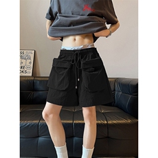 大口袋显腿长工装短裤时尚百搭随性夏季街头短裤K775TP25无差价，男装牛仔裤，电商A102B
