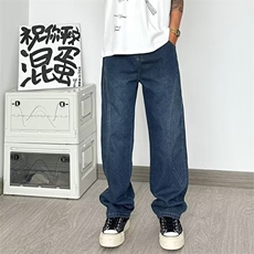 2024美式牛仔裤男款直筒长裤潮NQ08P43，男装牛仔裤，星座1116-2