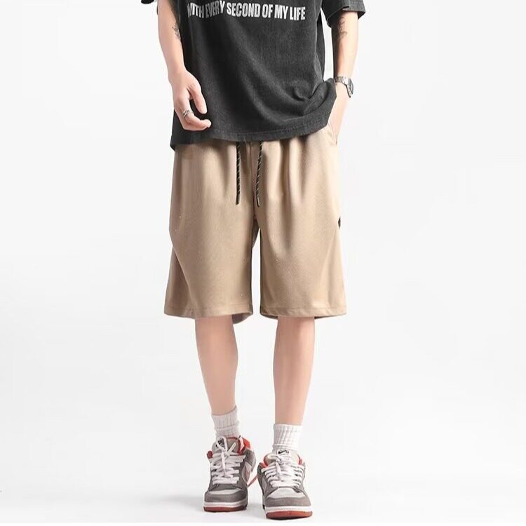 满天星设计感休闲短裤男2024夏季裤子宽松休闲裤五分裤K5574-P35,男装牛仔裤,星座412-2