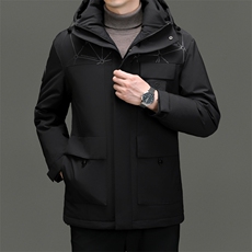 BN22725钱塘2020-2时尚休闲冬季厚款中年男士90鹅绒羽绒服P290，男装羽绒服，钱塘207-2