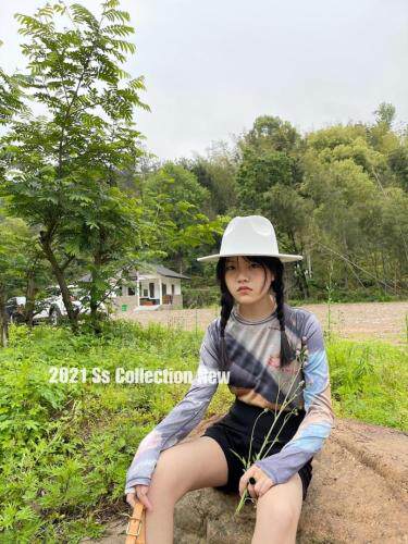 夏款防晒Ｔ辣妹短裤，女装，G