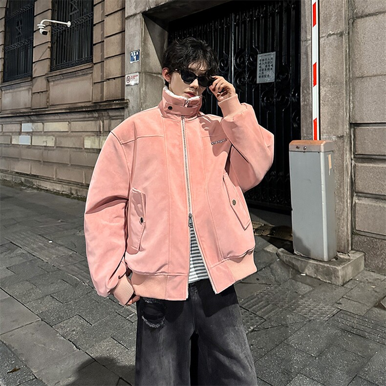 405A美式高街大毛领短款棉衣座山雕棉服MY25803-特批95控178,男装棉衣,星座405A