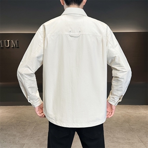 店主风新款夹克外套男春秋休闲百搭时尚翻领男士夹克N811-P75图片