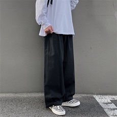 日系复古垂感工装裤男高街美式潮流宽松直筒休闲阔腿裤B7062-P35，男装工装外套，星座1008