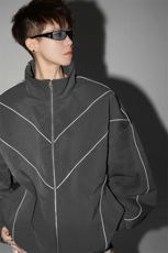 可二开机能防寒棉服M-5XL大码涤纶棉服男白底78176P138控198，男装棉衣，星座227-7