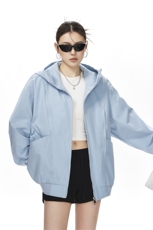 可二开拉链装饰解构大码M-5XL夹克女聚酯纤维JK78092P69控108，男装夹克，星座227-7