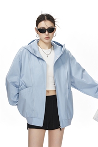 可二开拉链装饰解构大码M-5XL夹克女聚酯纤维JK78092P69控108图片