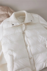 现货量大百搭单品羊毛针织拼珍珠绒棉服外套9782-特p90，男装棉衣，电商B288