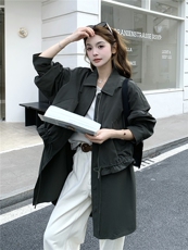 2026春季新款现货衬衫式风衣2C087-201-P255-K408，女装衬衫，2C087