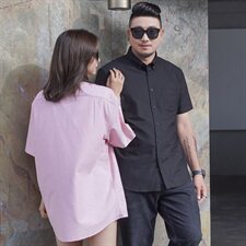2XL-8XL男士短袖衬衣纯棉商务休闲牛津纺半袖加肥加大码7233，男装衬衫，星座802