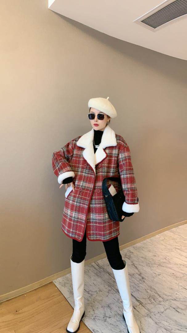 尼料大衣，女装，女人家淼漫